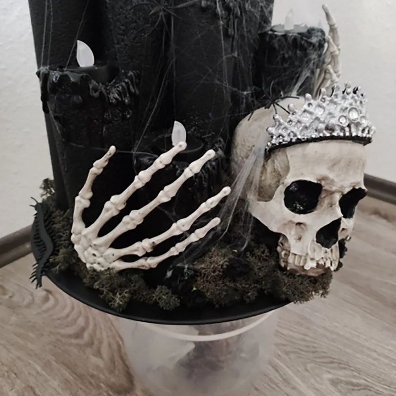 Realistic Skeleton Hands Halloween Decoration Haunted House Prop 3