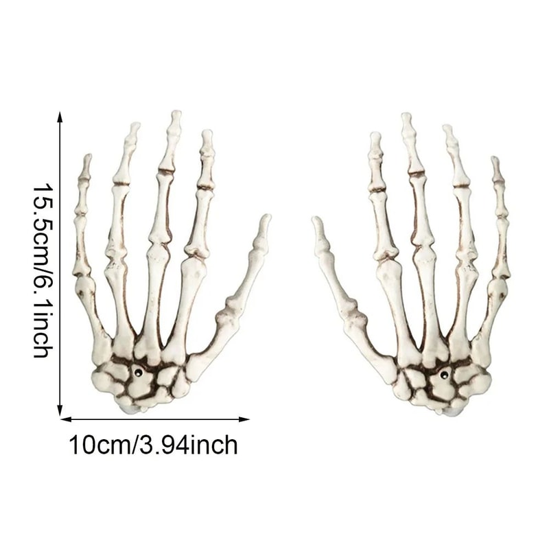 Realistic Skeleton Hands Halloween Decoration Haunted House Prop 5