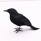 Realistic Black Crow Halloween Decoration Feather Raven Prop 6