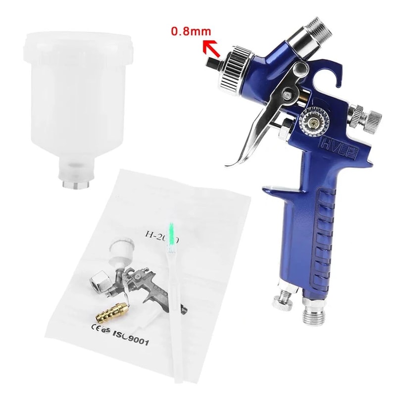 Mini Pneumatic Spray Gun Professional Car Paint Spray Gun With Precision Nozzle 5
