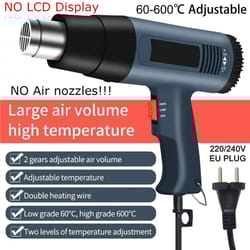 2000w professional heat gun adjustable temperature hot air gun with nozzles