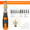 10 In 1 Multi Angle Ratchet Screwdriver Adjustable Angle Repair Tool Set 6