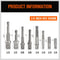 Impact Driver Drill Socket Adapter Set Hex Shank Drill Bit Adapter Kit 2