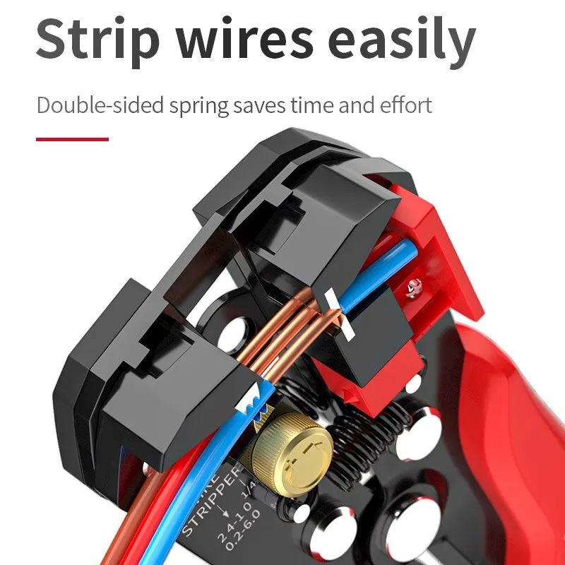 Automatic Wire Stripper Crimper Tool Multifunction Electrician Wire Stripping Pliers 5