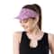 Womens Ponytail Running Sun Hat Breathable Sports Visor Cap 10