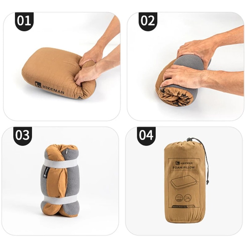 Memory Foam Travel Neck Pillow Portable Cervical Support Pillow 4