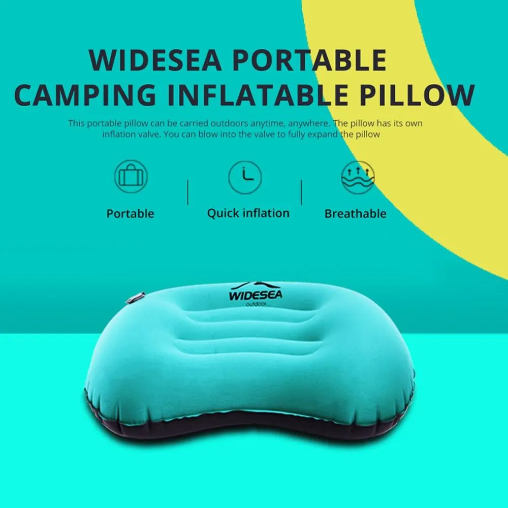 Portable Inflatable Camping Pillow Lightweight Travel Air Pillow 5