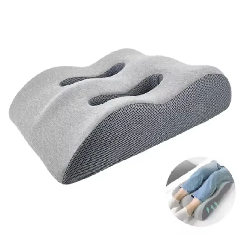 Ergonomic Memory Foam Leg Elevation Pillow Foot Support Cushion 0