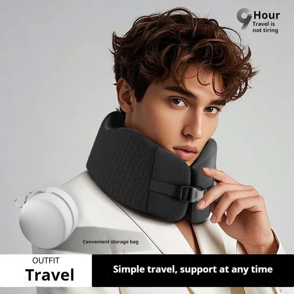 Memory Foam Travel Neck Pillow U Shaped Ergonomic Neck Pillow 2