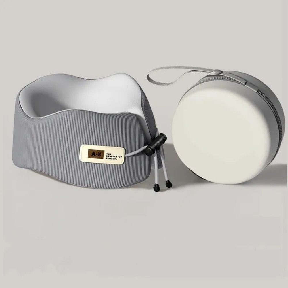 Memory Foam U Shaped Travel Neck Pillow Ergonomic Neck Support Cushion 8