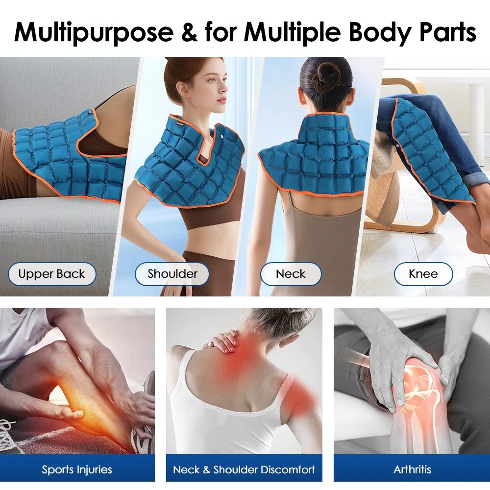 Reusable Shoulder Ice Pack Wrap Hot And Cold Therapy Shoulder Compress 5
