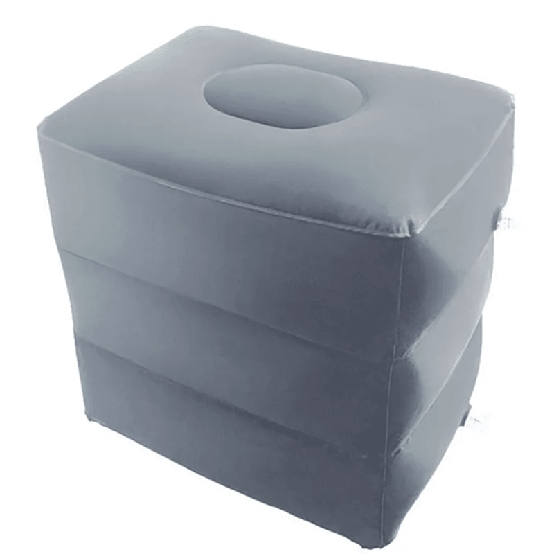 Inflatable Kids Airplane Footrest Travel Pillow Bed For Flights And Cars 3