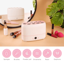 electric makeup brush cleaner and dryer machine