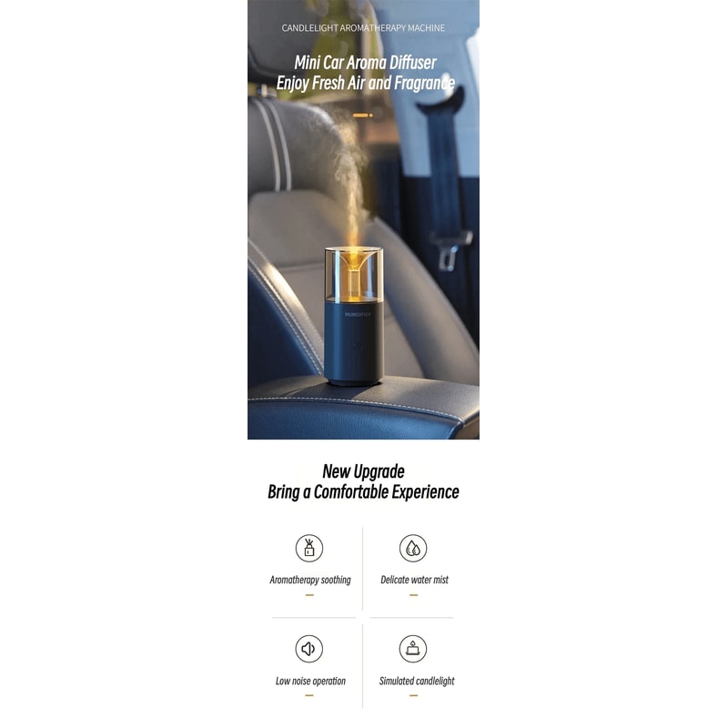 Mini USB Essential Oil Diffuser Portable Aromatherapy Humidifier 0