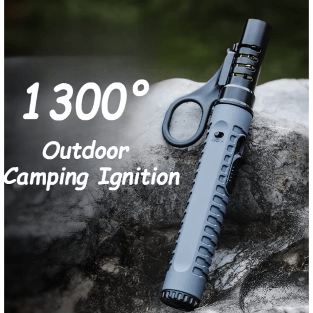 Portable Butane Torch Lighter For Camping Cooking And BBQ 0