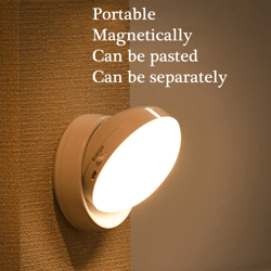 usb rechargeable motion sensor led night light for bedroom and hallway
