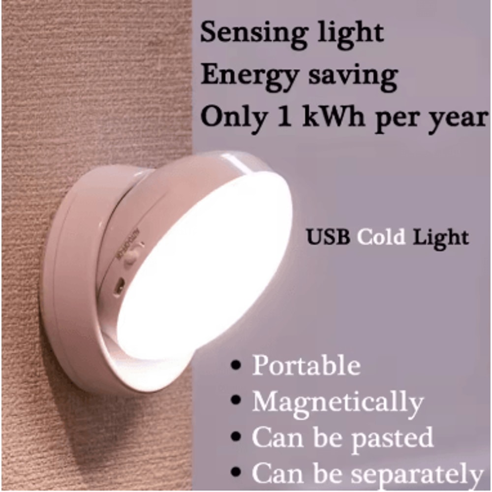USB Rechargeable Motion Sensor LED Night Light For Bedroom And Hallway 4