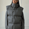 Womens Winter Cotton Vest Jacket Sleeveless Puffer Vest 4