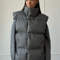 Womens Winter Cotton Vest Jacket Sleeveless Puffer Vest 4