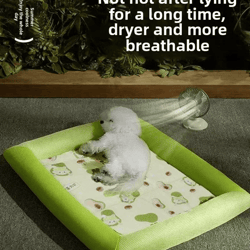 cooling dog bed mat for summer pet comfort