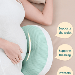ergonomic pregnancy body pillow with waist support