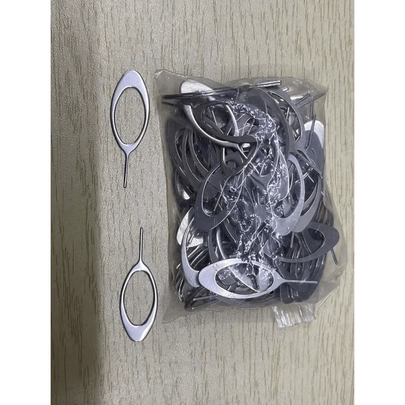 Universal SIM Card Tray Ejector Pins 100 Pack Slim SIM Removal Tool Kit 2