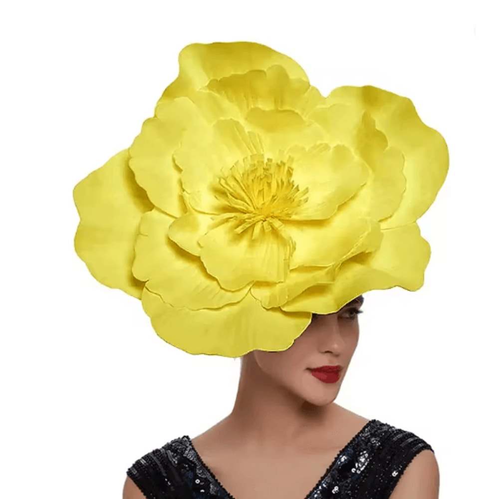 Elegant Flower Fascinator Headband Bridal Bow Hair Accessory For Weddings And Parties 3