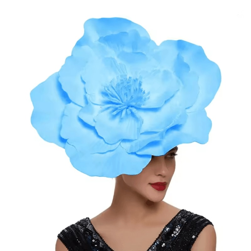 Elegant Flower Fascinator Headband Bridal Bow Hair Accessory For Weddings And Parties 4