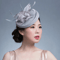 Elegant Feather Fascinator Hat For Women Wedding And Cocktail Party Headpiece 1