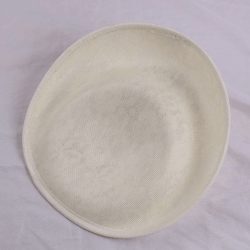 elegant white lace fascinator hat base round saucer percher hat for weddings and parties