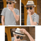 Classic Summer Straw Fedora Hat Lightweight Sun Hat For Men And Women 1