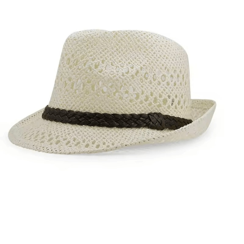 Classic Summer Straw Fedora Hat Lightweight Sun Hat For Men And Women 12