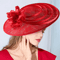 Luxury Flower Fascinator Hat Sinamay Derby Headband For Women Wedding And Tea Party 4