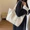 Large Capacity Canvas Tote Bag For Women Casual Shoulder Shopping Bag 2