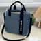 Large Canvas Tote Bag For Women Zipper Shoulder Handbag Everyday Messenger Bag 8