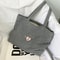 Retro Plaid Canvas Tote Bag For Women Zipper College Shoulder Shopping Bag 7