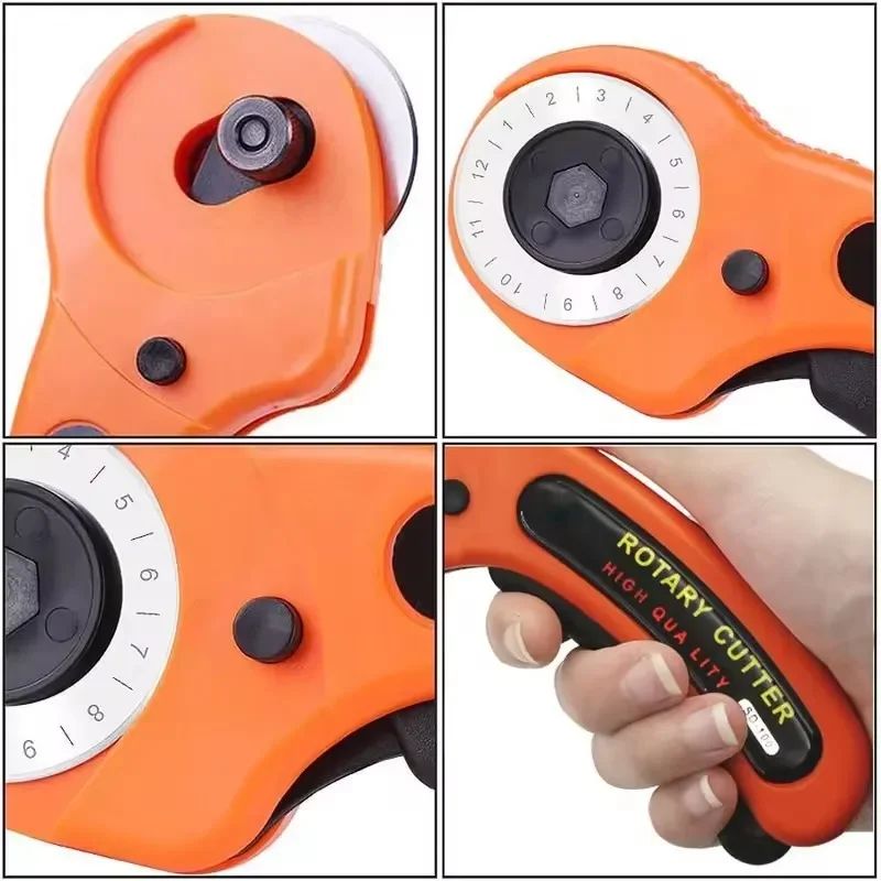 45mm Rotary Fabric Cutter Precision Quilting And Sewing Cutting Tool 5