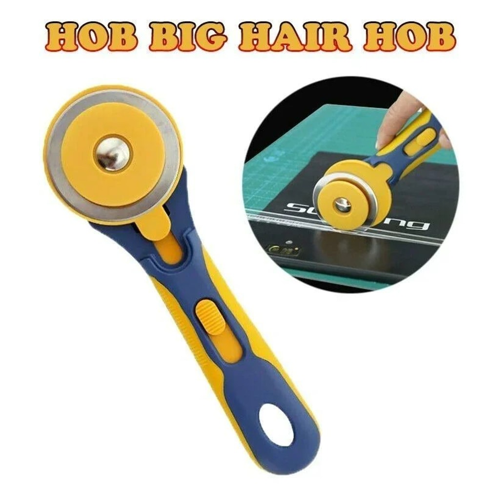 60mm Rotary Fabric Cutter Heavy Duty Quilting And Sewing Cutting Tool 0