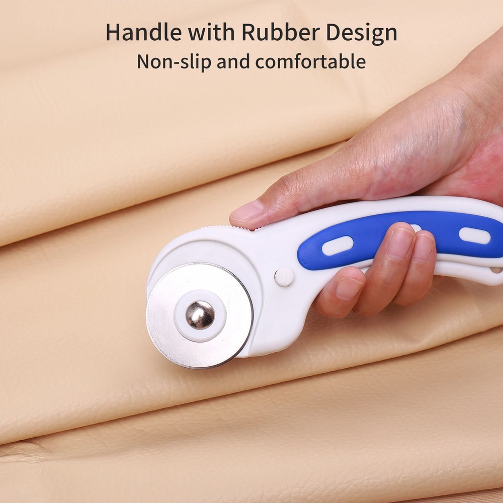 45mm Rotary Fabric Cutter Ergonomic Sewing And Quilting Precision Cutting Tool 4