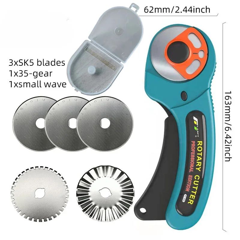 45mm Rotary Fabric Cutter Precision Patchwork And Sewing Cutting Tool 6