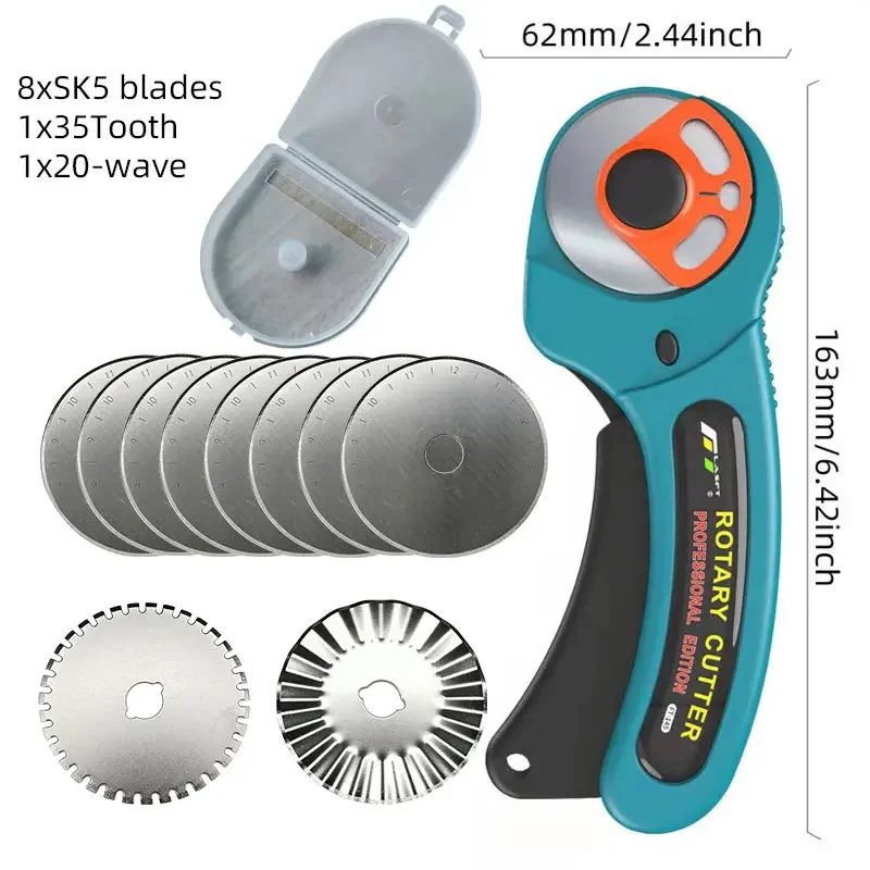 45mm Rotary Fabric Cutter Precision Patchwork And Sewing Cutting Tool 7