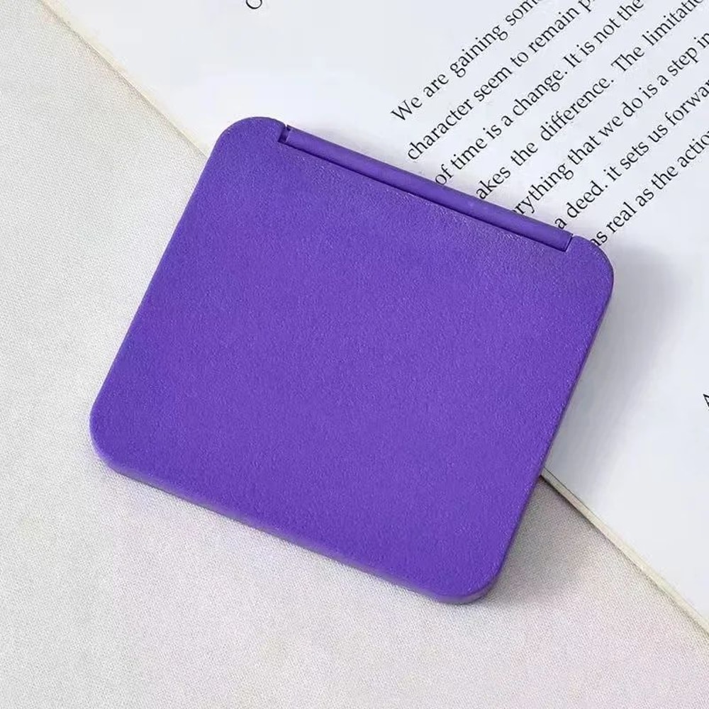 2Face Makeup Mirror Square Portable Cute GirlS Gift Hand Mini Mirror Pocket DoubleSided Makeup Mirr 7