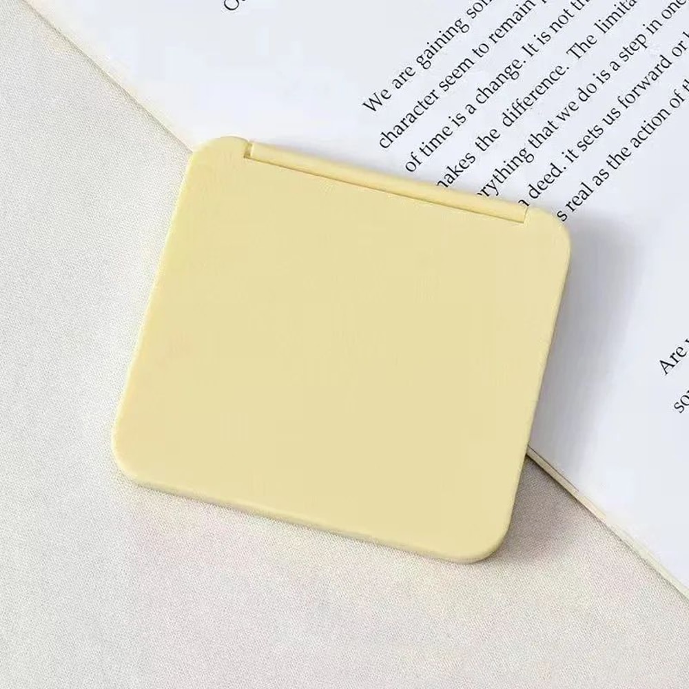 2Face Makeup Mirror Square Portable Cute GirlS Gift Hand Mini Mirror Pocket DoubleSided Makeup Mirr 11