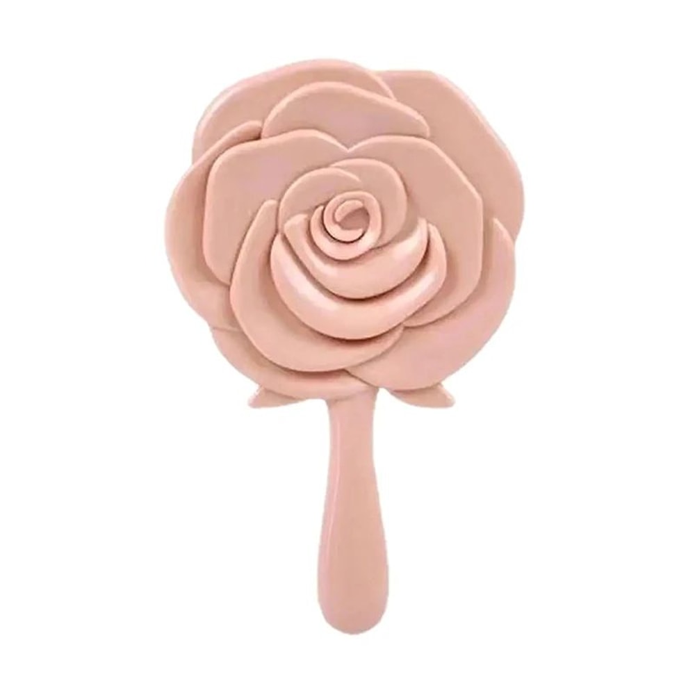 Rose Flower Handheld Makeup Mirror Retro Vanity Beauty Mirror For Makeup And Travel 6