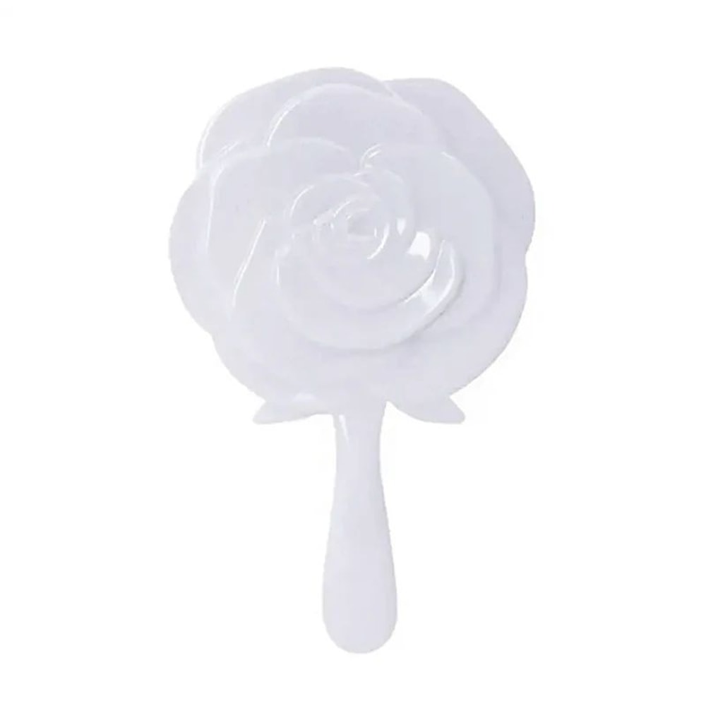 Rose Flower Handheld Makeup Mirror Retro Vanity Beauty Mirror For Makeup And Travel 7
