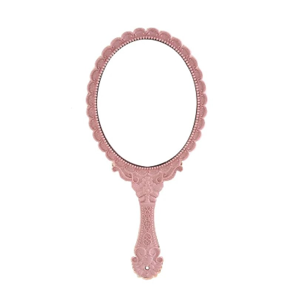 Vintage Lace Handheld Makeup Mirror Elegant Retro Vanity Beauty Mirror 9