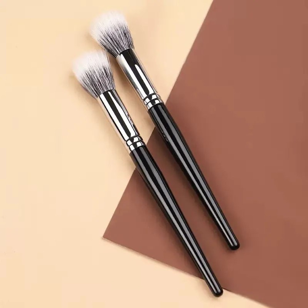 Dotting Makeup Brush DualFiber Stippling Brush For Airbrush Finish Liquid Cream Products Easy Ble 2