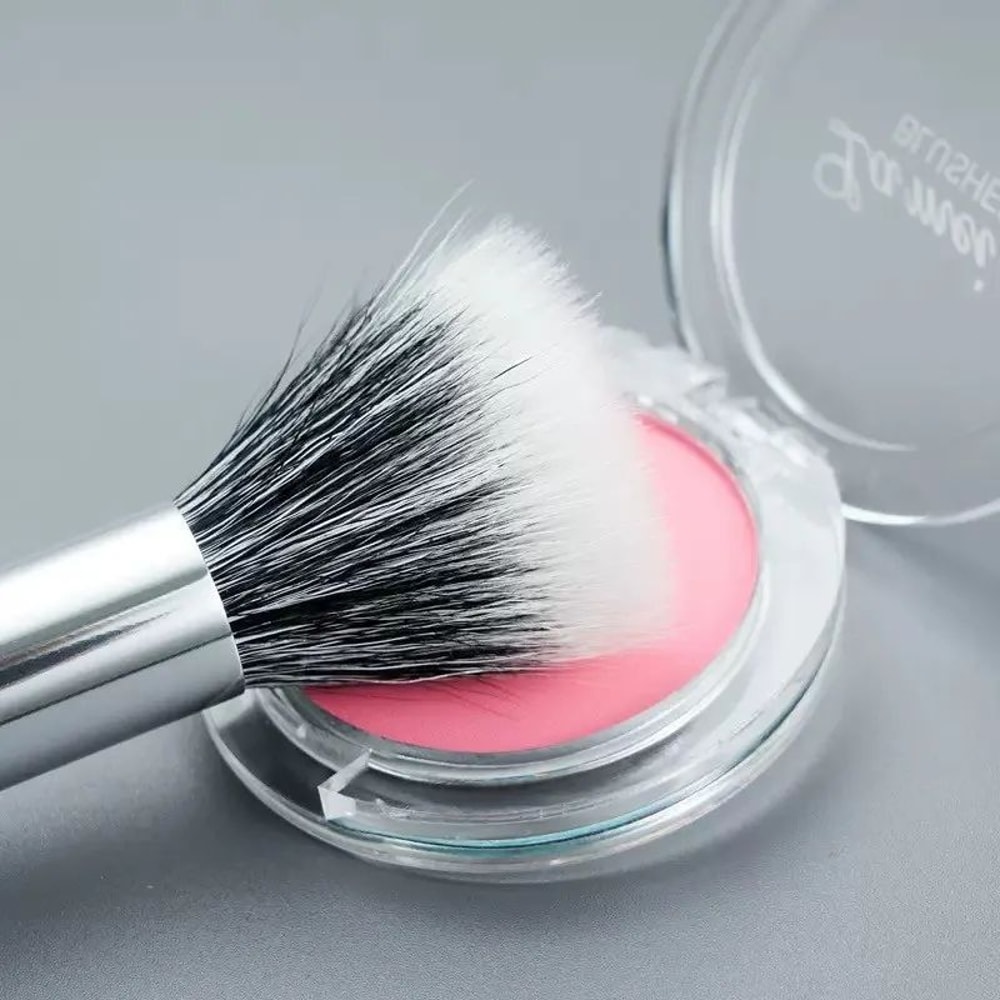 Dotting Makeup Brush DualFiber Stippling Brush For Airbrush Finish Liquid Cream Products Easy Ble 3