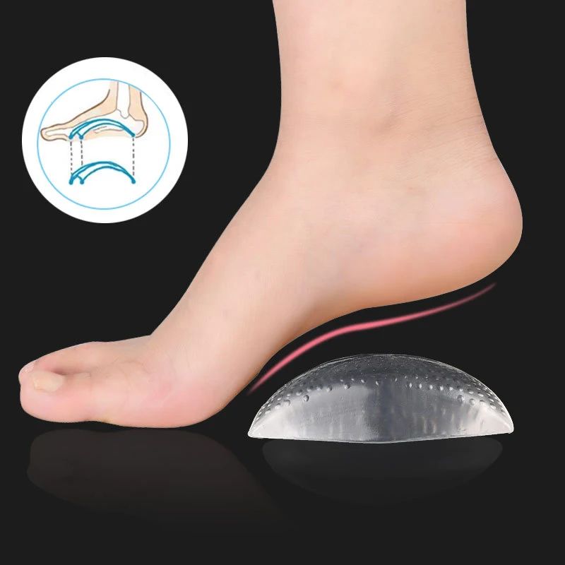Silicone Orthotic Arch Support Insoles For Flat Feet Comfort Shoe Inserts 5
