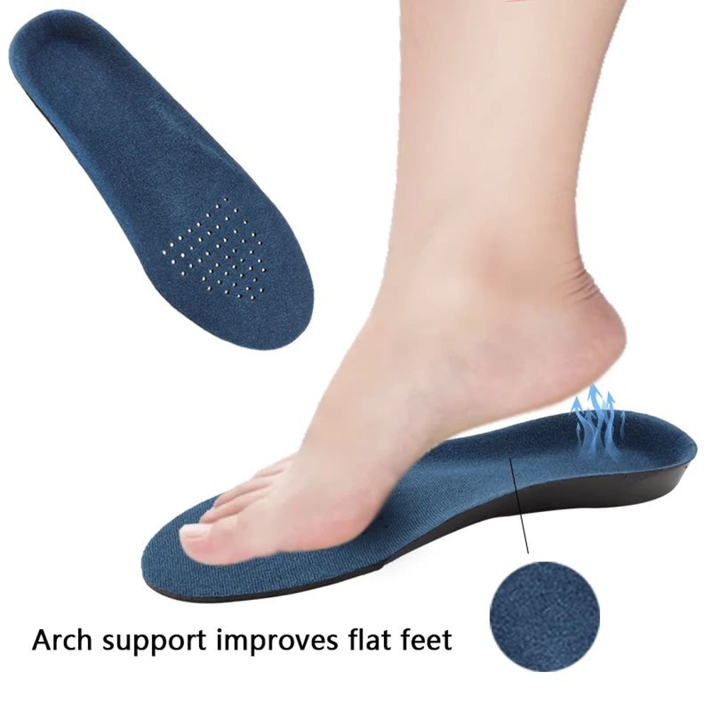 NEW EVA Orthopedic Insoles For Men Arch Insole For Shoes Women Flat Feet Shoe Pads For Plantar Fasc 0